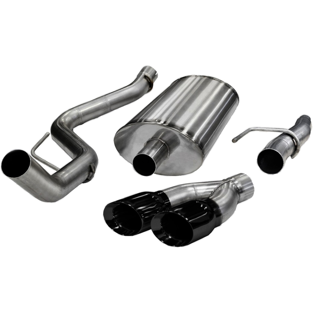 14393BLK Corsa Exhaust System New for F150 Truck Ford F-150 2011-2014 ...