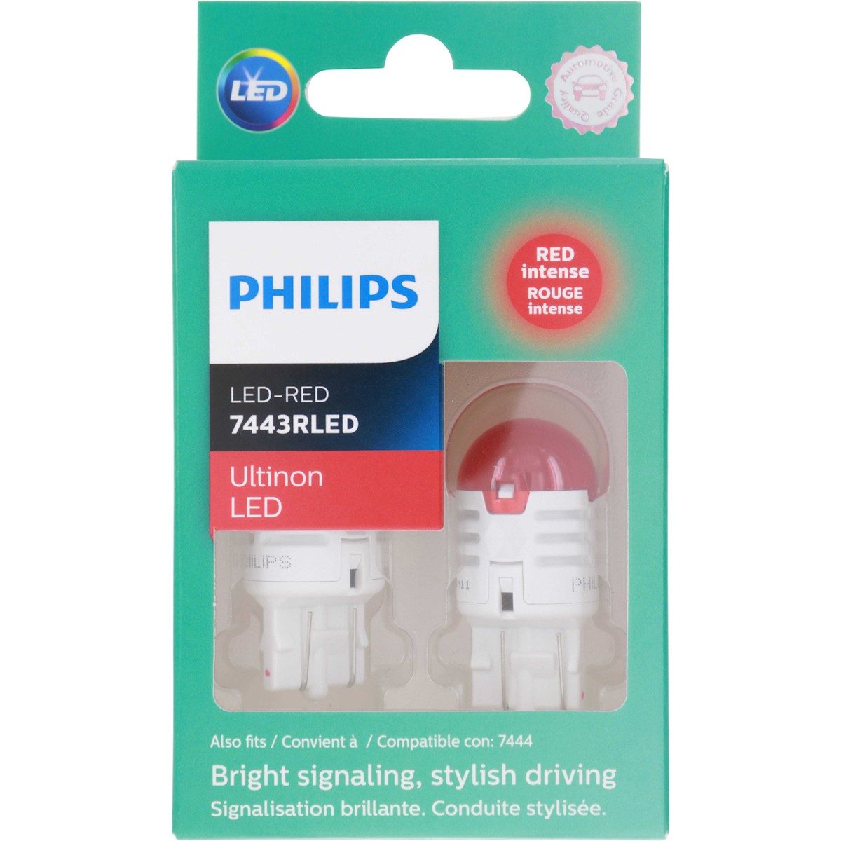7443RLED Philips Light Bulb Rear Lower Outer Exterior Outside for 4 Runner Coupe
