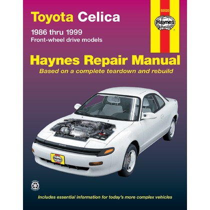 92020 Haynes Repair Manual New For Toyota Celica 1986 1999 Ebay