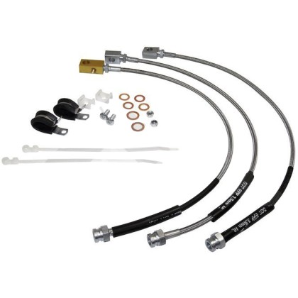 RT31016 RT Off-Road Brake Line Kit Front & Rear New for Jeep CJ7 CJ5 ...